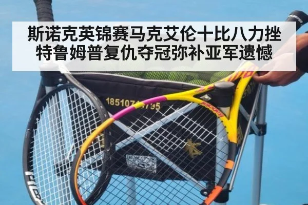 斯诺克英锦赛马克艾伦十比八力挫特鲁姆普复仇夺冠弥补亚军遗憾